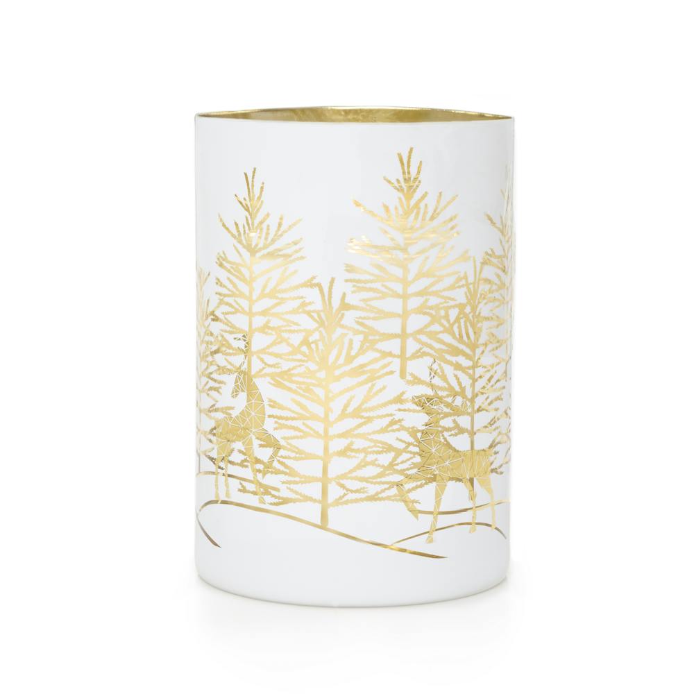 Flicker Reindeer Jar Candle Holder