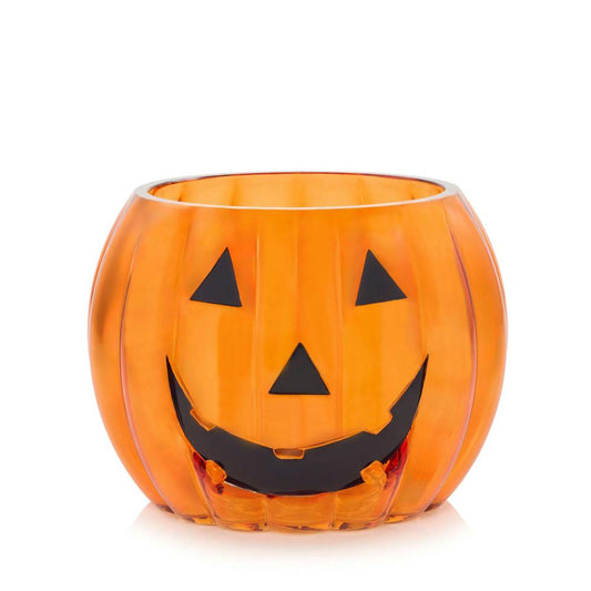 Happy Jack Glass Pumpkin Holder