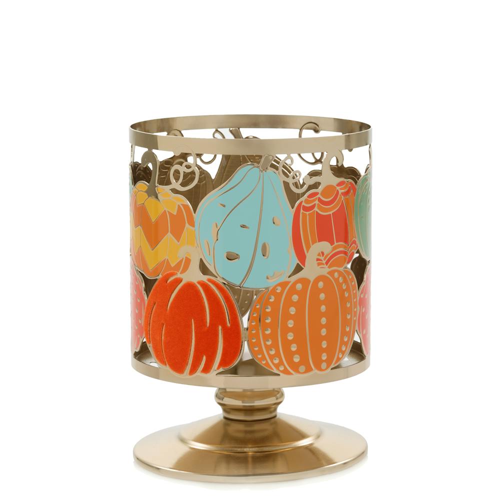 Fall Gourds Metal Holder